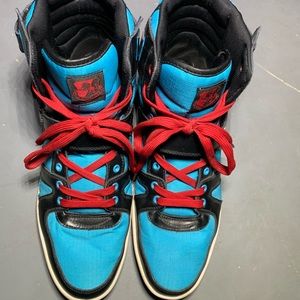 Vlado Hightops black and Blue size 13
